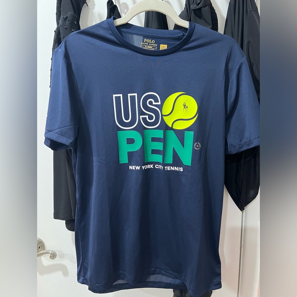 BRAND NEW Polo Ralph Lauren US Open Custom Slim Performance T-Shirt (Dri Fit) - Picture 2 of 5